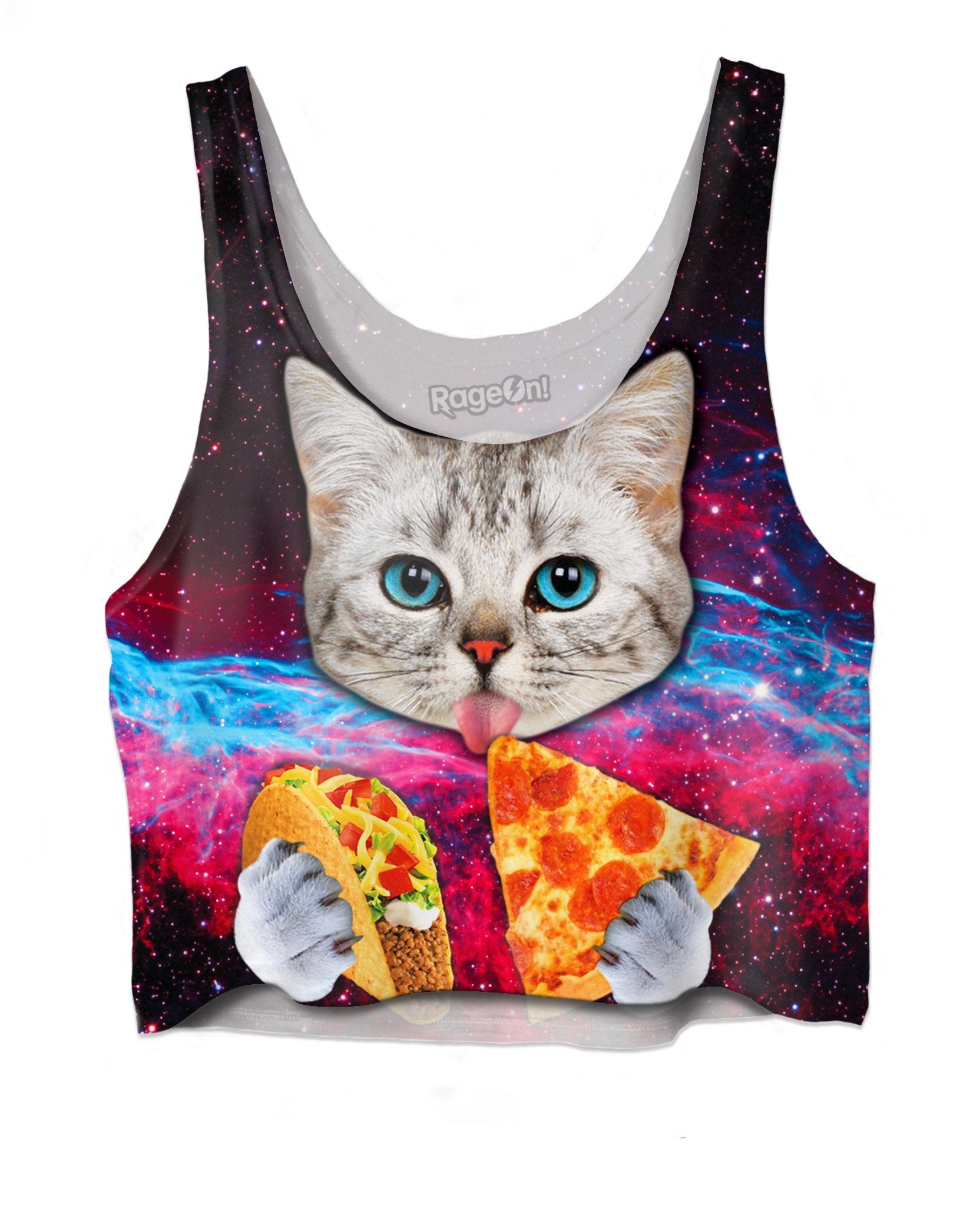 Taco Cat Crop Top