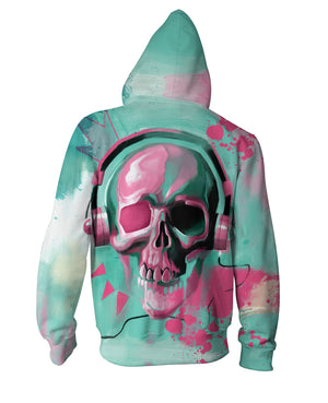 Skull Candy Zip-Up Hoodie