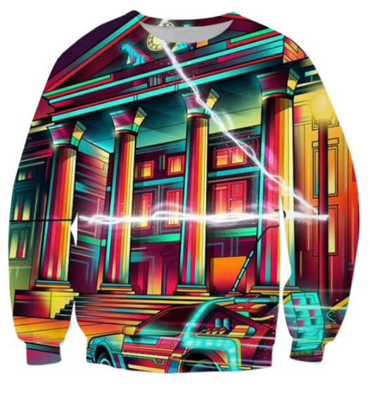 Glowing City Sweat shirts