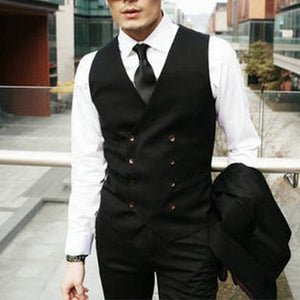 HEE GRAND Men's Cotton Casual Vest