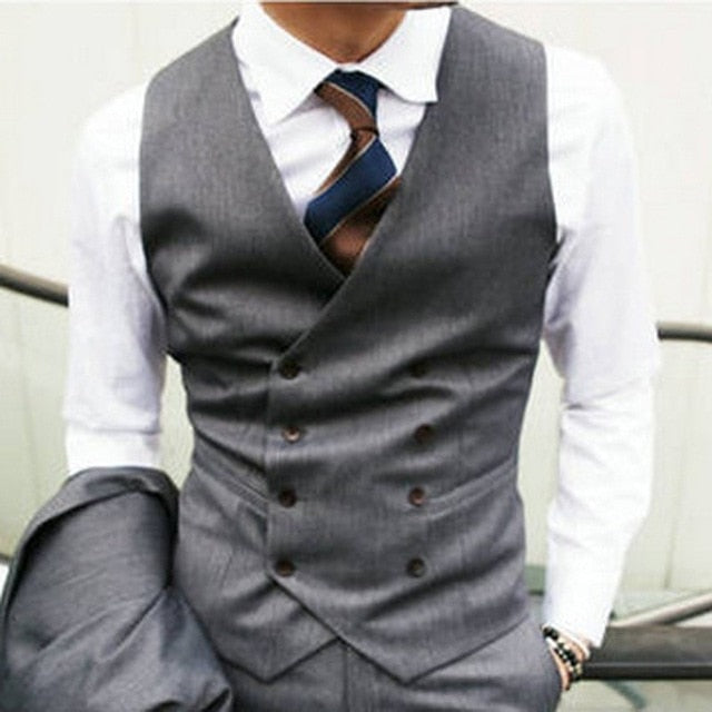 HEE GRAND Men's Cotton Casual Vest