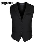 HEE GRAND Men's British Style Blazer Vest