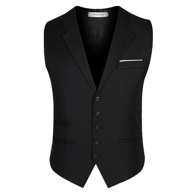 HEE GRAND Men's British Style Blazer Vest