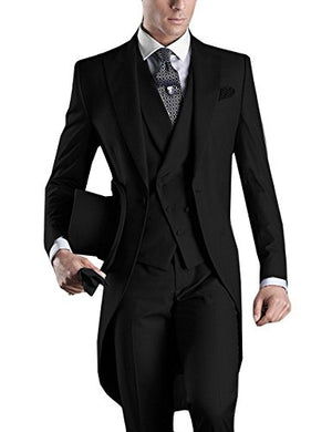 Men's Costume Groomsmen Green Slim Fit 3 Piece Tuxedo