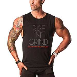 Men's Vest Tank Tops Bodybuilding Fitness