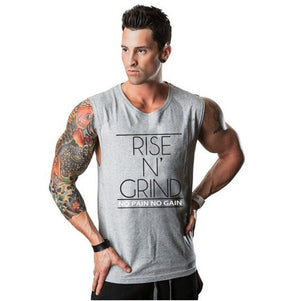 Men's Vest Tank Tops Bodybuilding Fitness