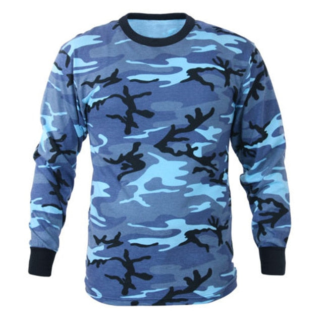 Men's Long Sleeve Camouflage T-Shirt