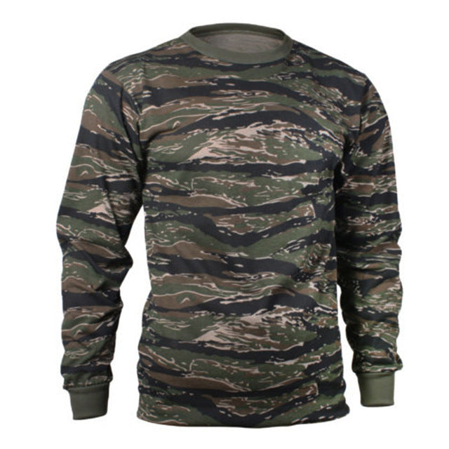 Men's Long Sleeve Camouflage T-Shirt