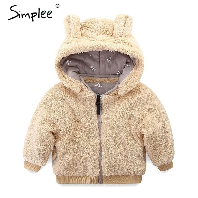 Baby Girl's Reversible Hooded Jacket