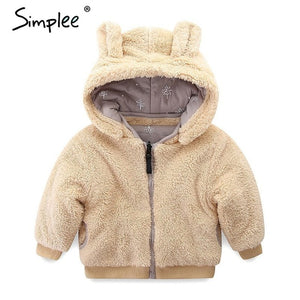 Baby Girl's Reversible Hooded Jacket