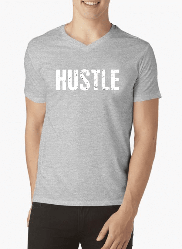 Hustle V-Neck T-shirt